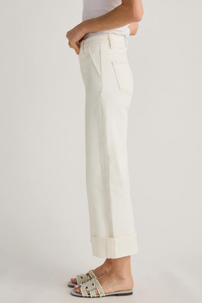 Risen Stella Wide Cuff Cropped Jeans