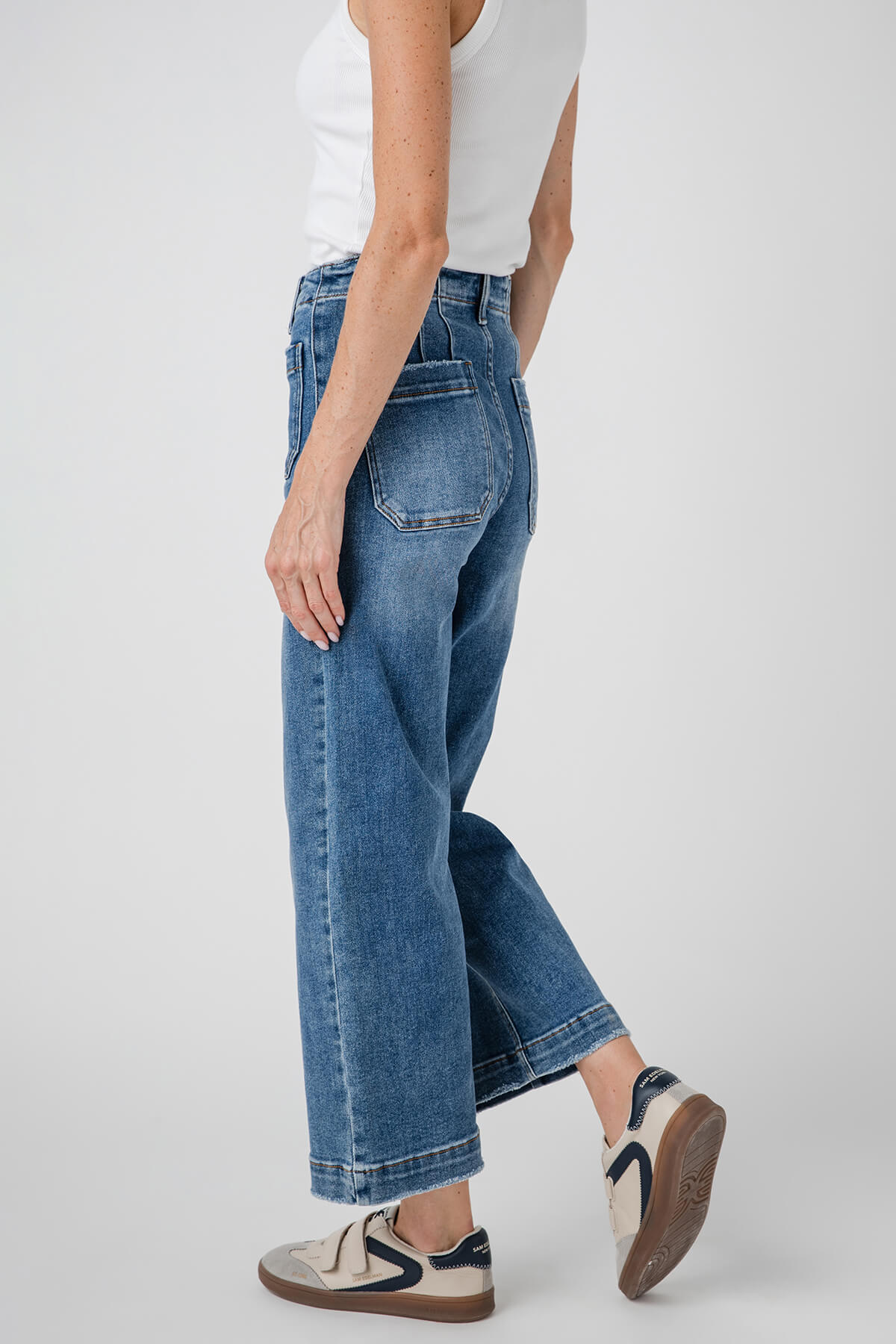 Risen Amelia Patch Pocket Cropped Trouser